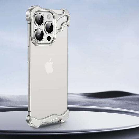 Naked Titanium Alloy Bumper iPhone Case